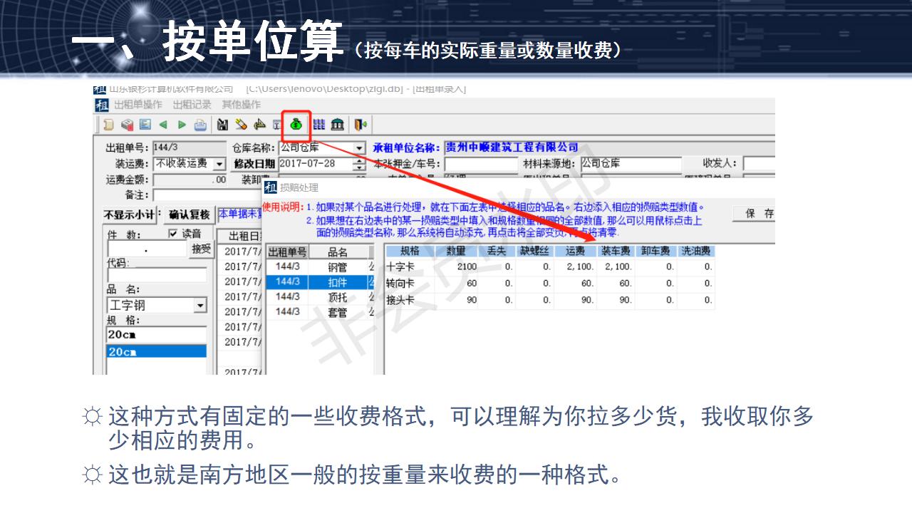 問(wèn)題5--裝卸車費(fèi)、運(yùn)輸費(fèi)的兩種收取模式